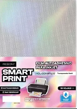 Papel Autoadhesivo Rexon A4 Transparente Mesh