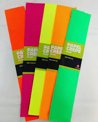 Papel Crepe fluo