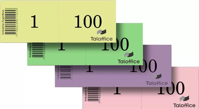 Talonario Rifa 1-100