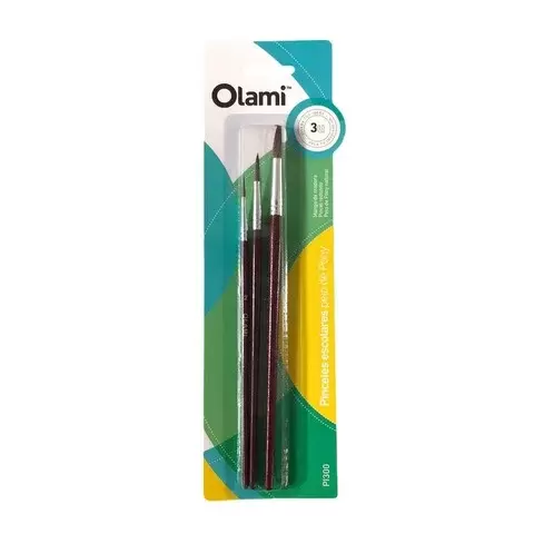 Set de Pinceles Redondo Olami