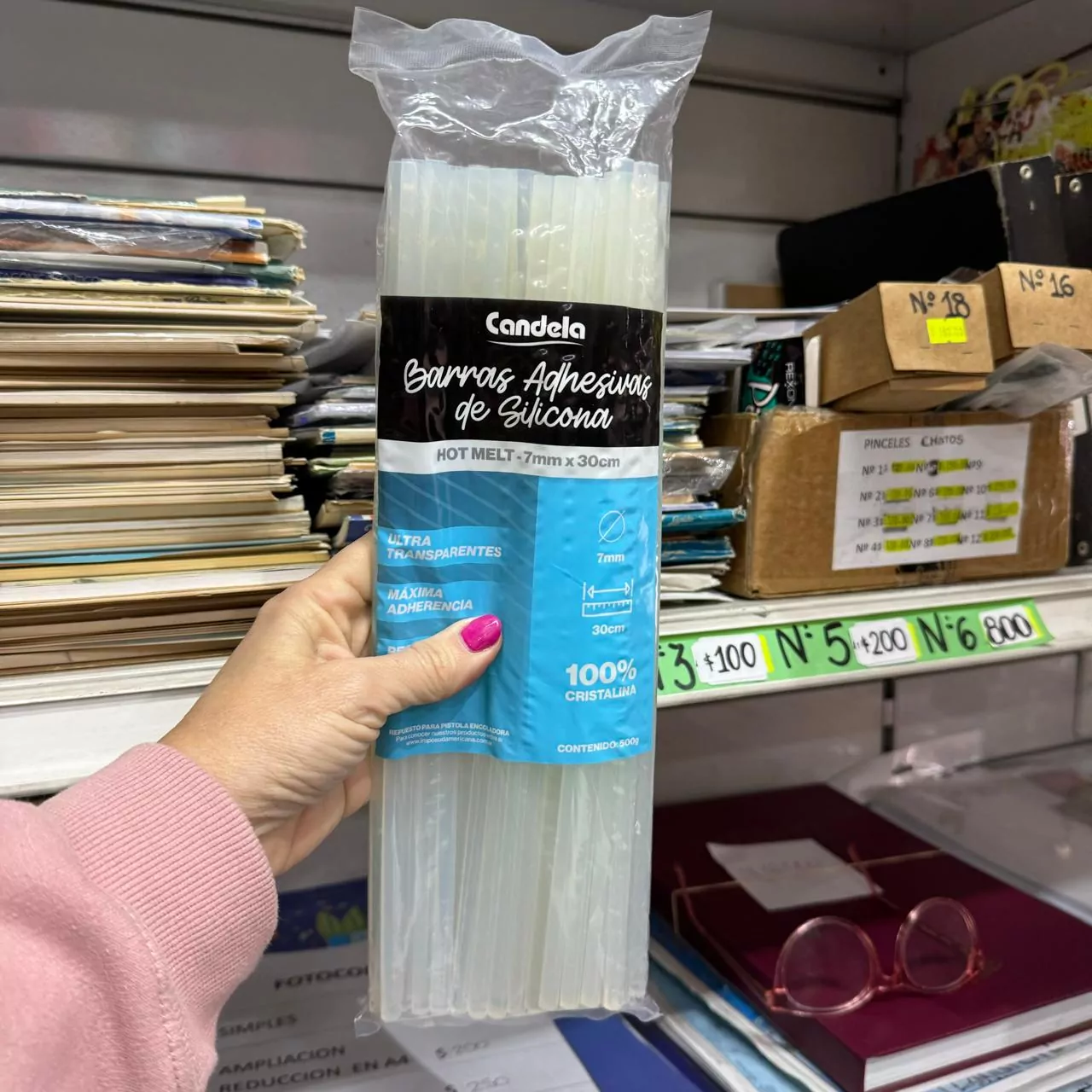BARRAS SILICONA PIST.1KG FINA  07M