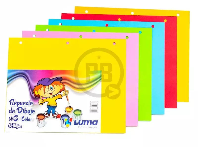 Repuesto de dibujo N°3 Luma color