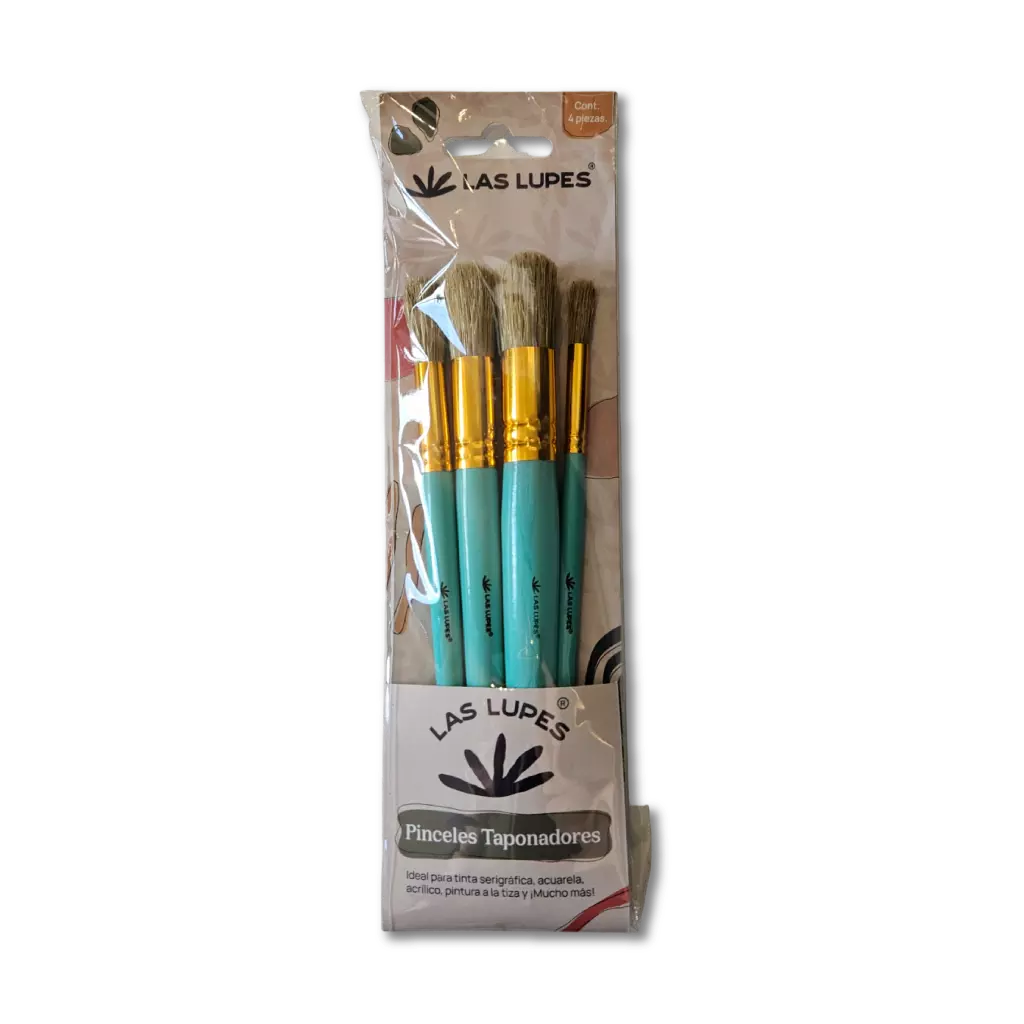 Set de Pinceles Taponadoras x4