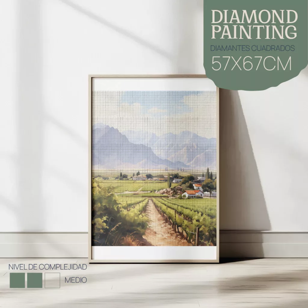 Kit Diamond Painting - VIÑEDOS