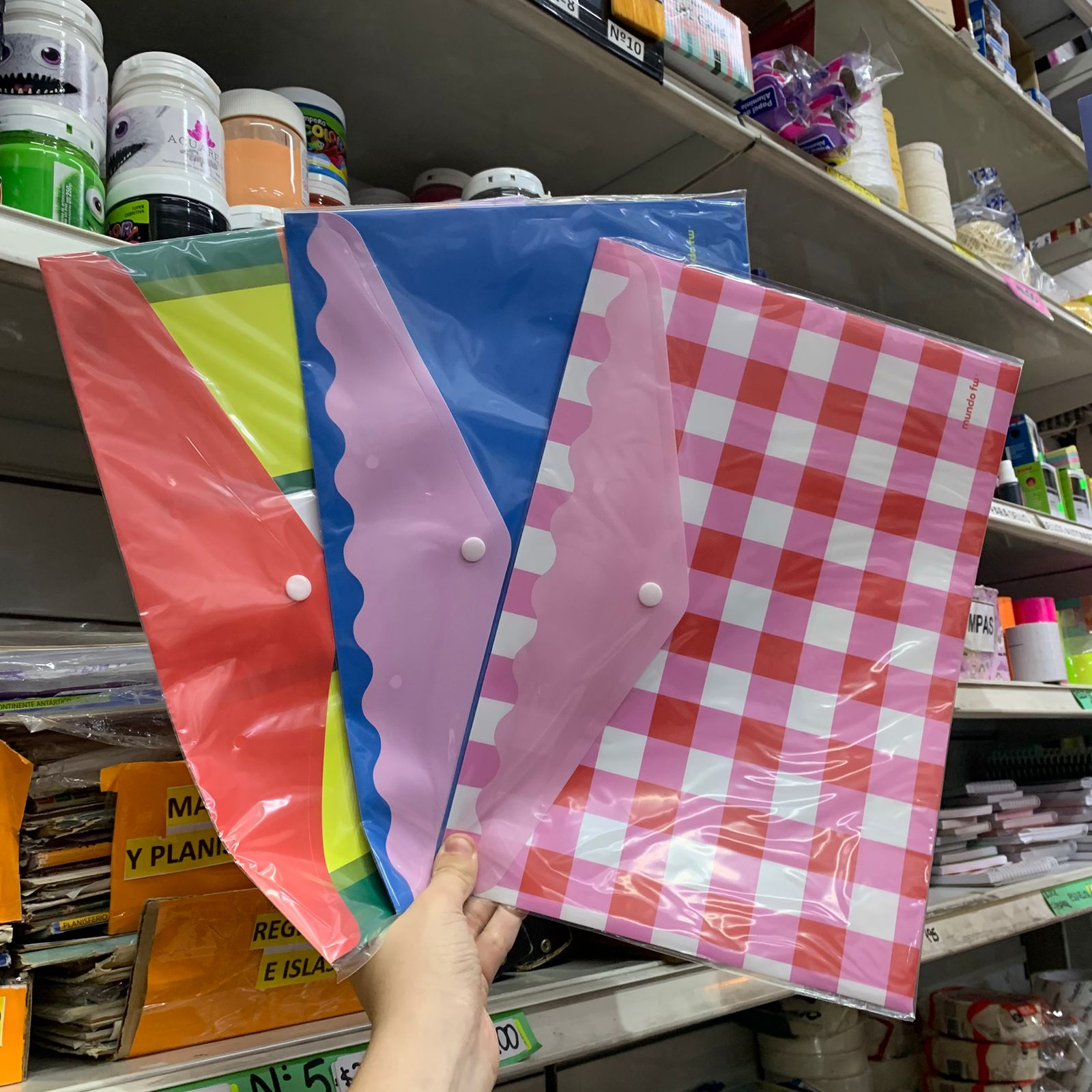 Sobre  A4  FW - Colorblock