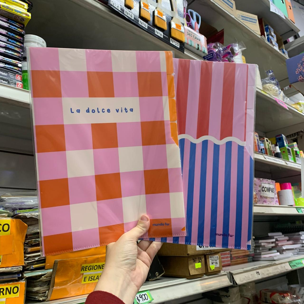 Carpeta "L" -Colorblock- FW