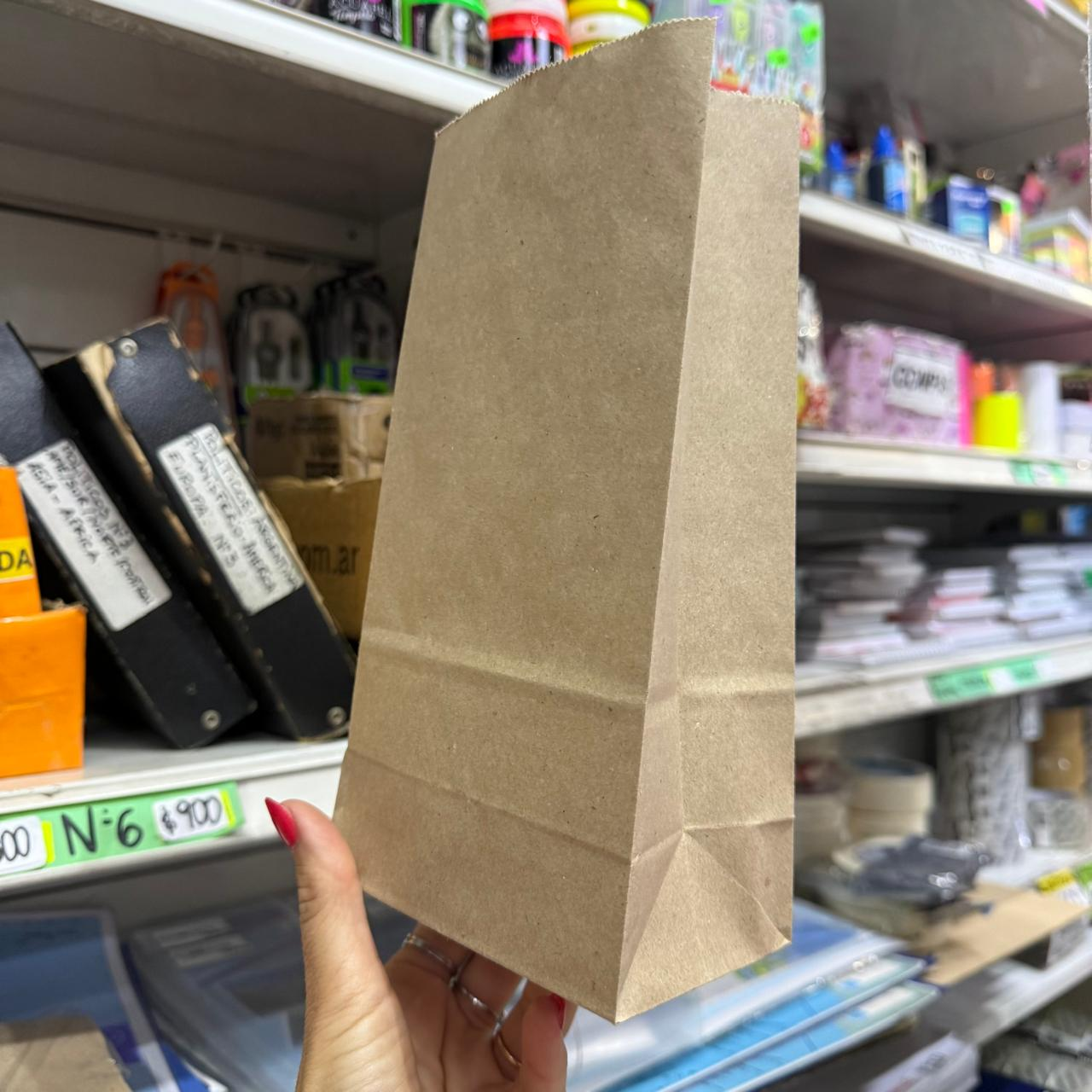 Bolsa Kraft marrón