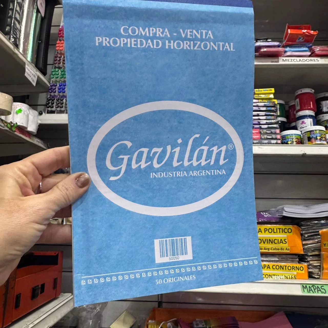 Talonario compra venta propiedad horizontal