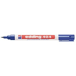 Marcador permanente Edding 404 Azul Recargable