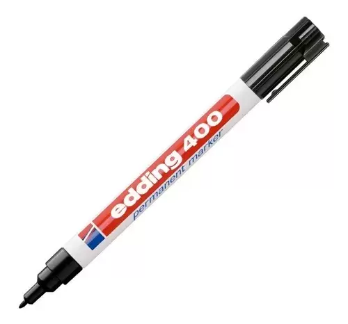 Marcador permanente Edding 400 Negro Recargable
