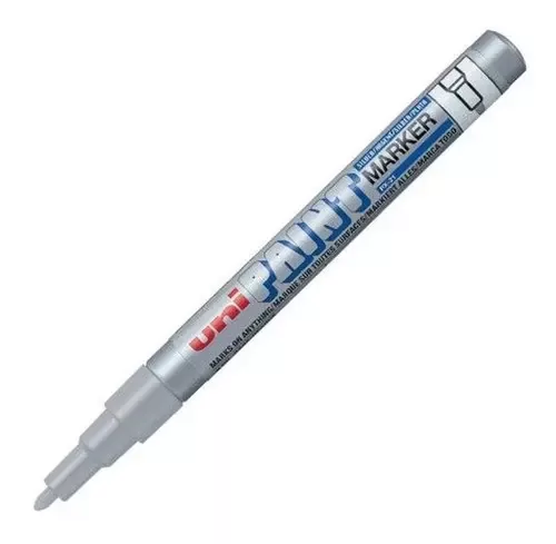 Marcador Plateado Uni PX-21