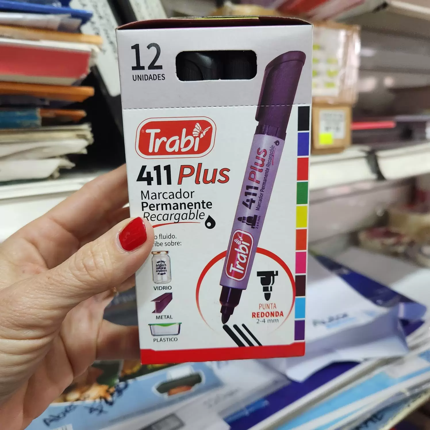 Marcador al solvente Trabi 411 Plus