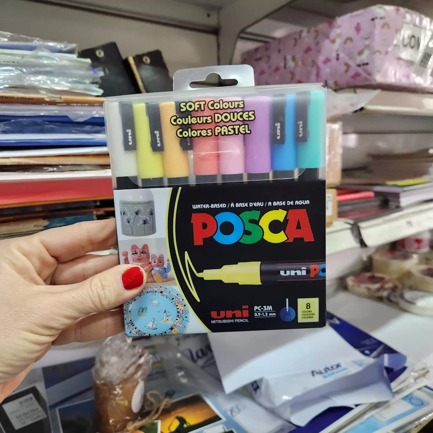 Marcador Uni-posca 3m pastel 