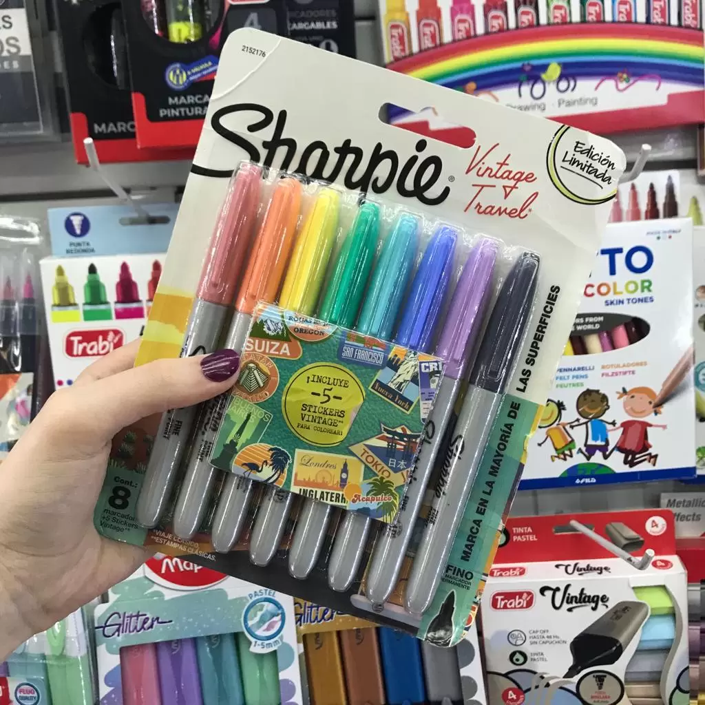 Marcadores Sharpie permanentes x8