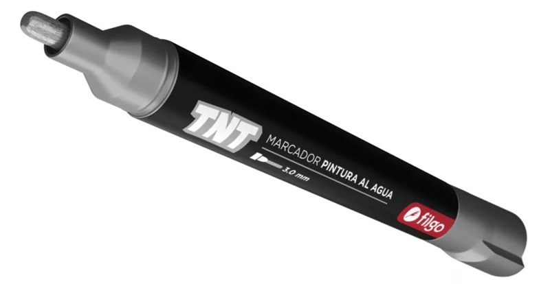 Marcador Filgo TNT Plata x1